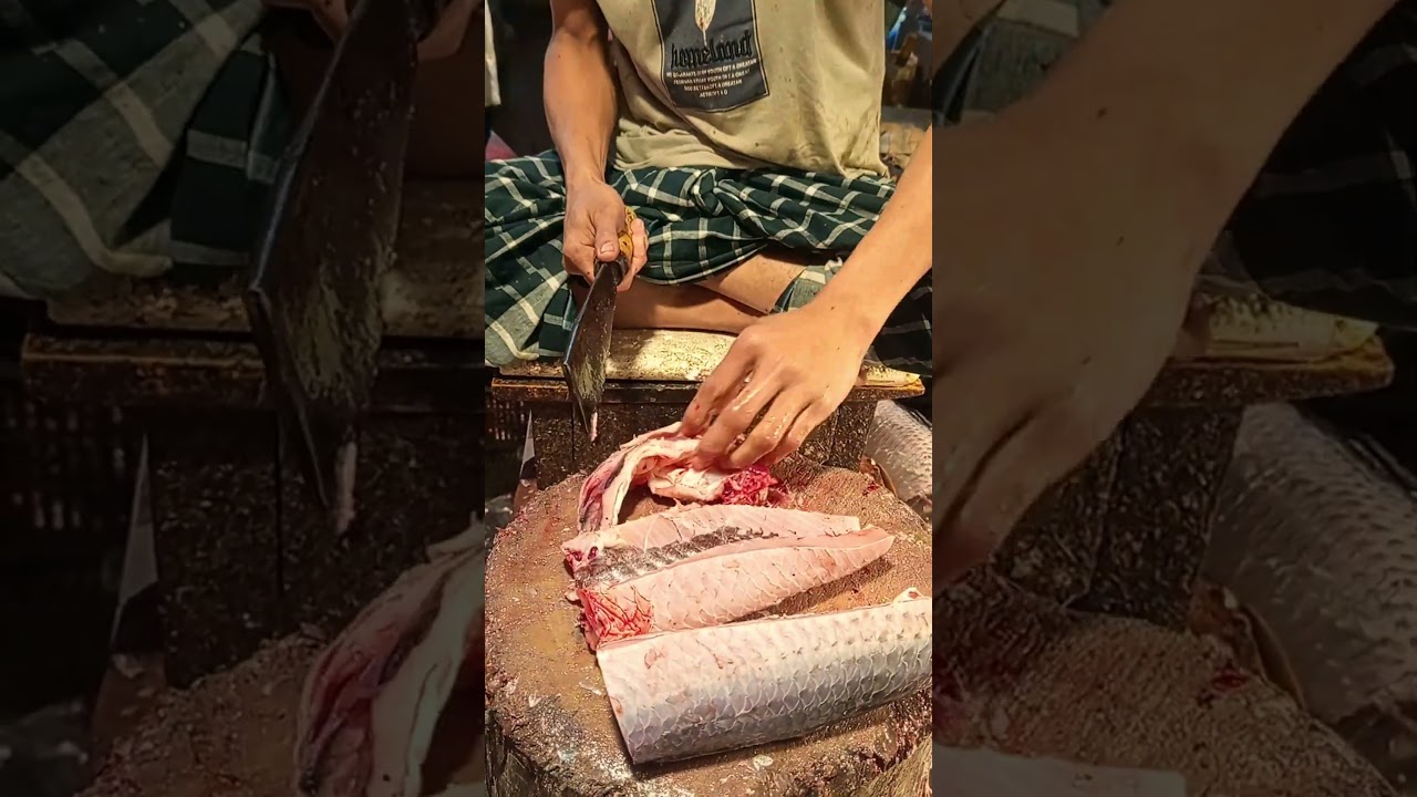 How to Cut Rohu Fish: Traditional Cleaning & Filleting 