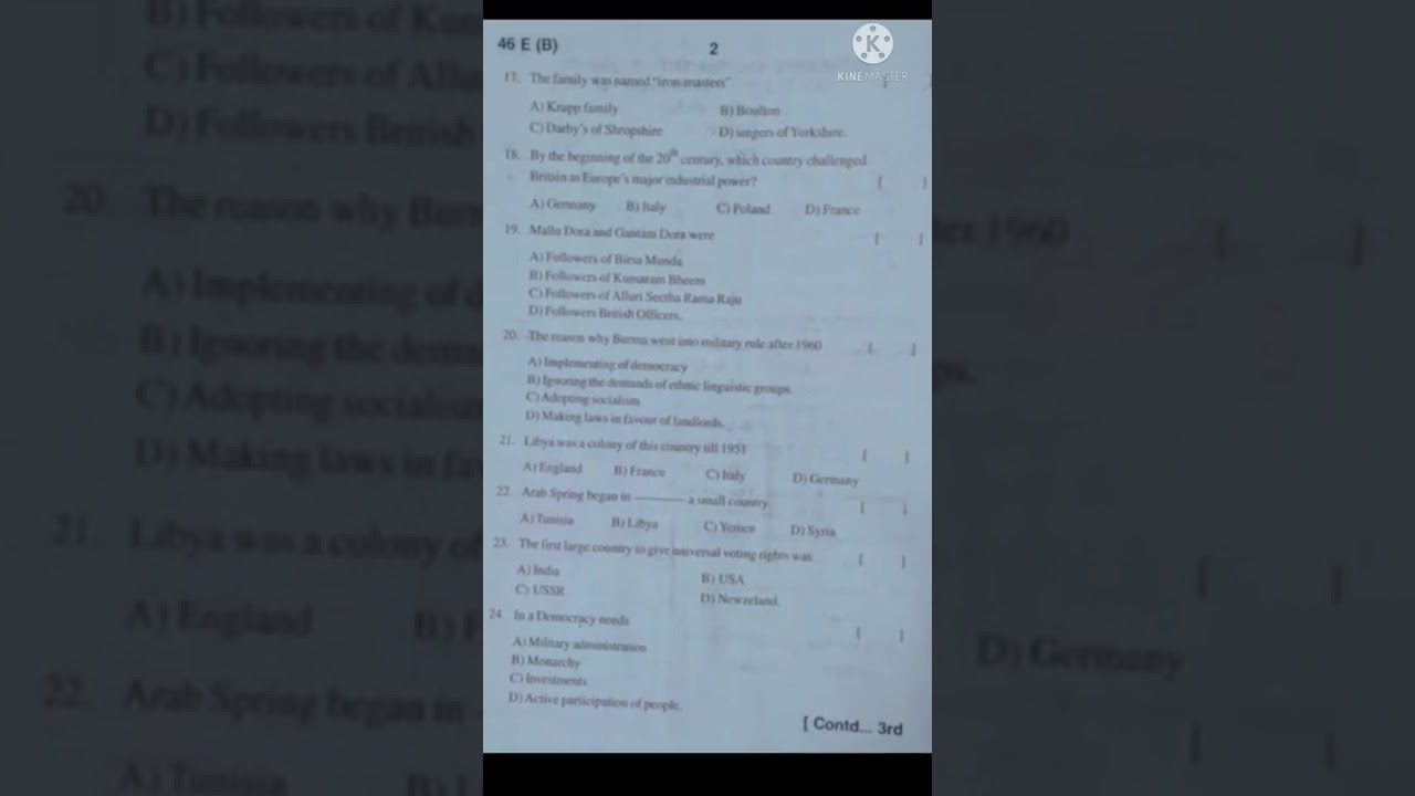 9th class ap sa2 social question paper