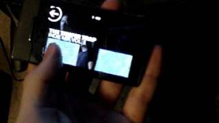 Weird Zune HD UI glitch
