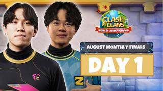 Zoos, Carrie, Tribe and mora in World Championship August Monthly Finals Clash of Clans #clashworlds screenshot 3