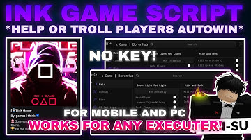 [👮🏻‍♂️] Ink Game Script Pastebin **NO KEY** HELP PLAYERS OR TROLL | AUTOWIN EACH MATCH | AUTOKILL🚦