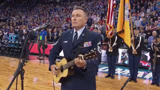 US Air Force Veteran Jimmy Weber Sings Our National Anthem