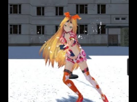 Anime Dancer! Unity Chan Candy Rockstar Test! (360 Camera)