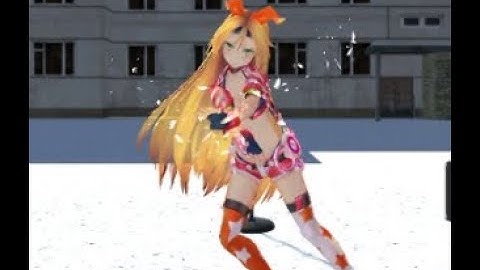 Anime Dancer! Unity Chan Candy Rockstar Test! (360 Camera)