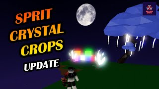 SPIRIT CRYSTALS AND CROPS IN ROBLOX ISLANDS (Update Tutorial)