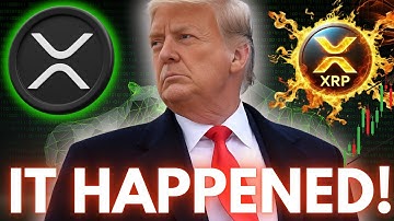 XRP JUST IN! Is Xrp