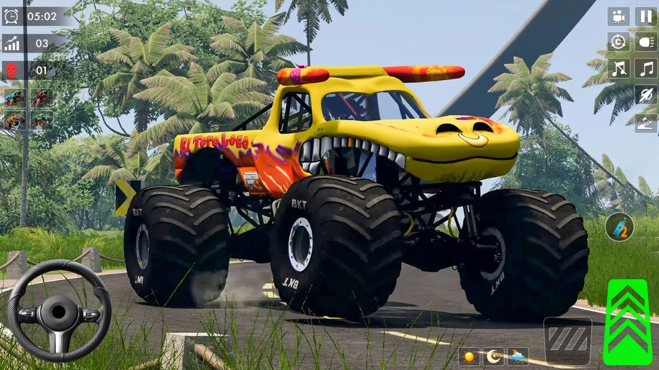 Monster Demolition Truck Derby Gameplay | Destroy Monster Trucks ...
