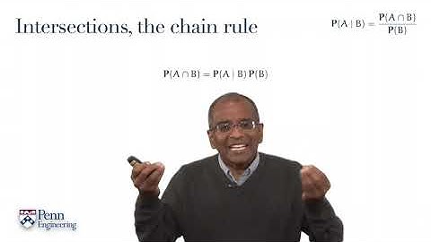 Lecture 8.1: g.  The chain rule for conditional probabilities — [Probability | Santosh S. Venkatesh]