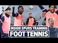 The MOST COMPETITIVE foot tennis match EVER? 🎾️⚽️  6v6 to crown the Spurs foot tennis CHAMPIONS 🏆