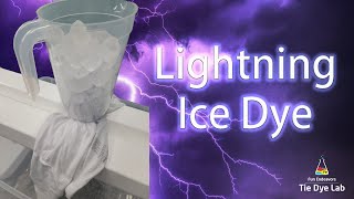 Tie Dye Designs : Lightning Ice Dye