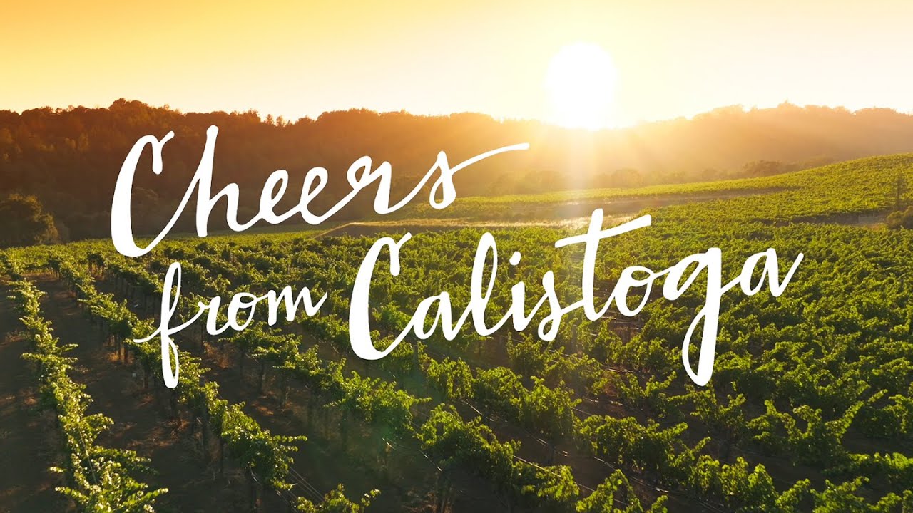 Cheers from Calistoga in Napa Valley
