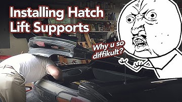 Installing new hatch lift supports - Ready to Rage - Camaro/Firebird