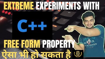 Extreme Experiment with Free Form Language on C++ Shocking 🤯 result !! ऐसा कभी नहीं देखा होगा