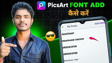PicsArt me font add kaise kare | how to add font in PicsArt | font add kaise kare 