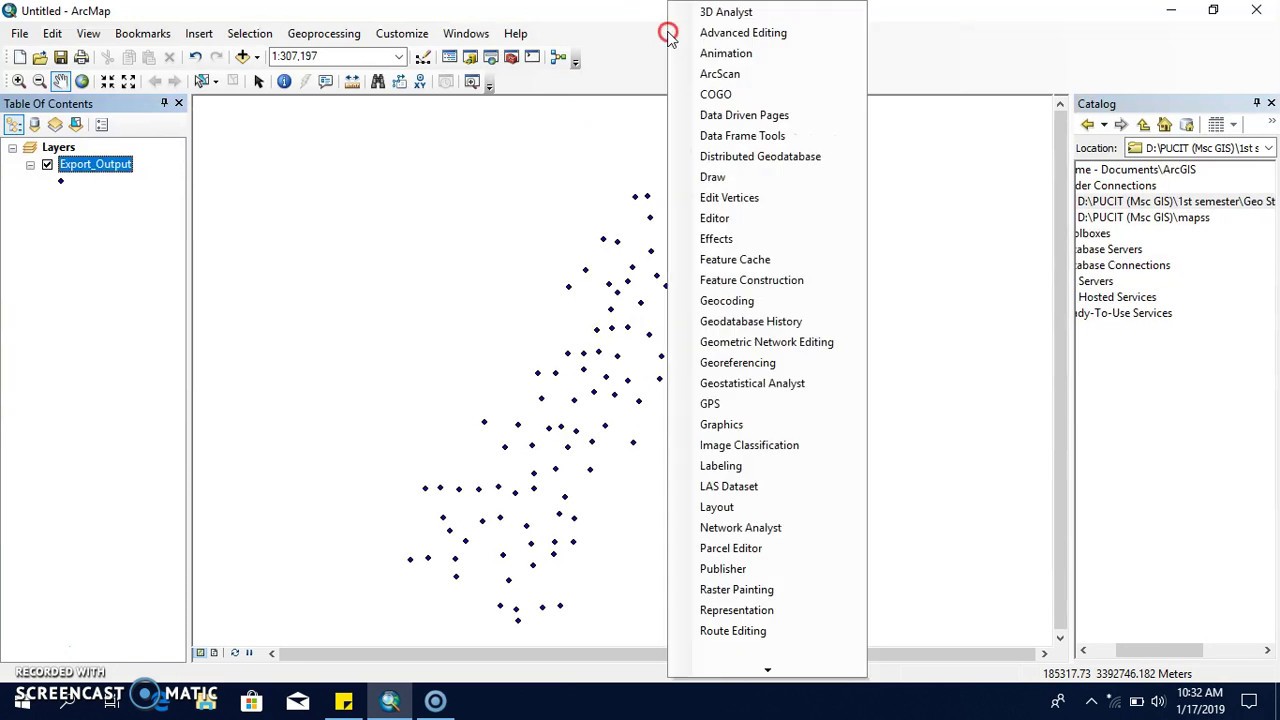 ArcGIS Geostatistical Analysis: Spatial Interpolation (IDW) - YouTube