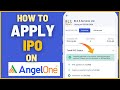 How To Apply IPO from Angel One Demat Account Mobile App - Step by Step Guide