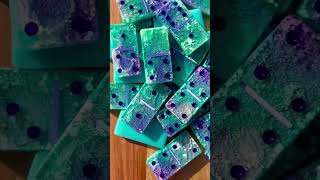 Handmade Resin Domino Set Reveal | Twilight Lagoon Part 3 of 3