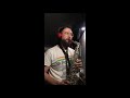 The weeknd  in your eyes sax line