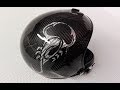 Carbon fiber helmet construction