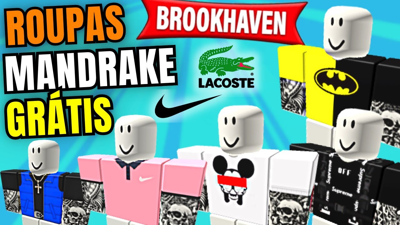 Pegue GRÁTIS Roupas Mandrake no Brookhaven - Roblox 