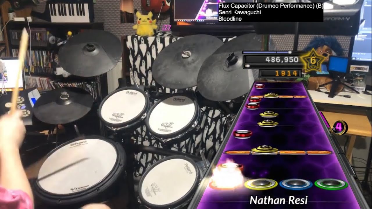 Flux Capacitor (Drumeo) by Senri Kawaguchi Pro Drums FC (Clone Hero