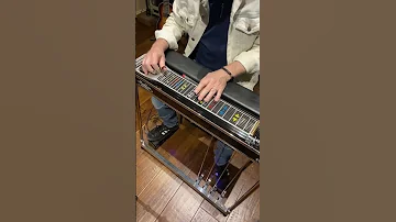 Pedal Steel Guitar Riff’n (She Won’t Be Lonely Long) Intro Clay Walker #shorts #tutorial #live