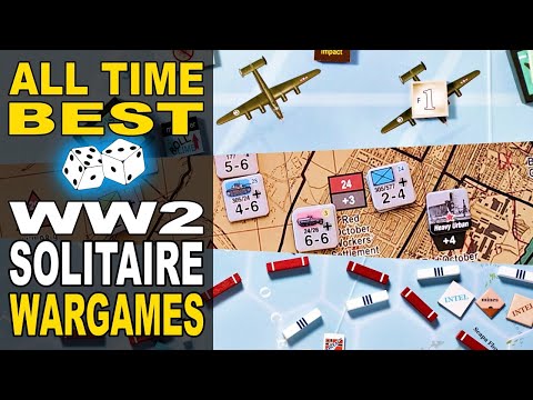 ALL TIME BEST WW2 SOLITAIRE WARGAMES - Top Solo Board Games