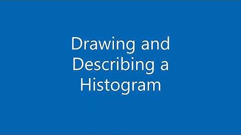 Drawing and Describing a Histogram Edited