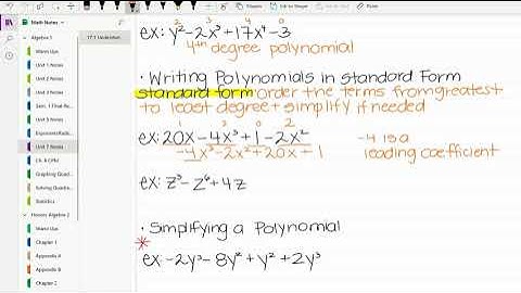 17.1 Understanding Polynomial Expressions