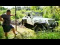 Первое испытание #jeep #patrol #niva.... торф поимел всех))))