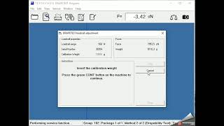 DRAPETEST Force Calibration