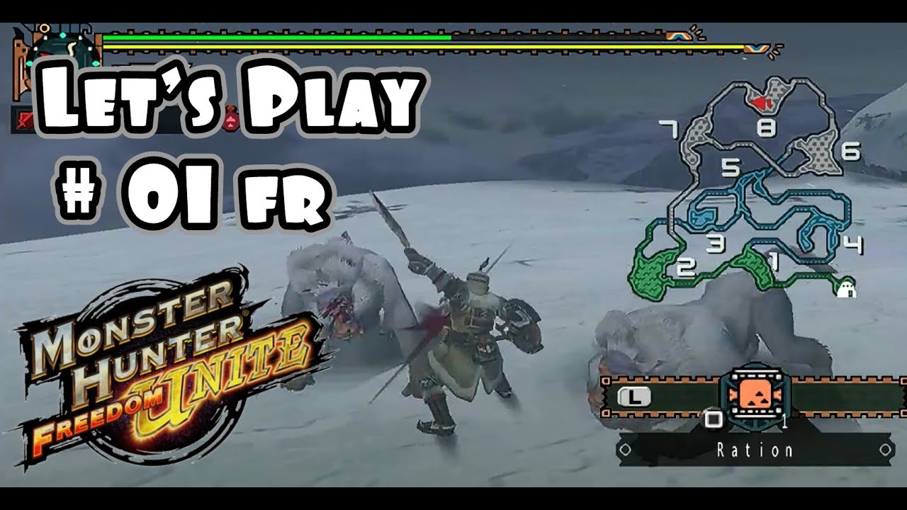 Monster Hunter Freedom Unite Let'sPlay 01 Android JXD7800B