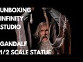 Unboxing infinity studios the lord of the rings gandalf 12 scale statue