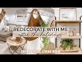 REDECORATING MY HOME AFTER THE HOLIDAYS | entryway, office, & living room new year refresh!