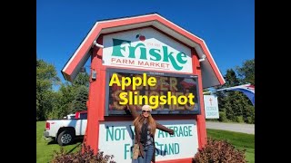 Friske Farm Market. Apple Slingshot!