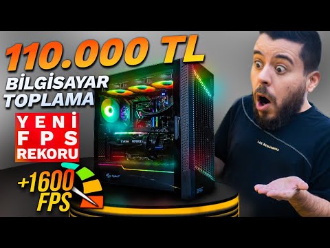 110.000 TL CANAVAR OYUN BİLGİSAYARI - 1600+ FPS REKOR [CS:GO ULTRA BENCHMARK]