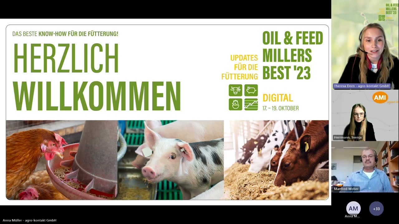 Oil and Feed Miller Best Week 2023 - Fokustag Schwein