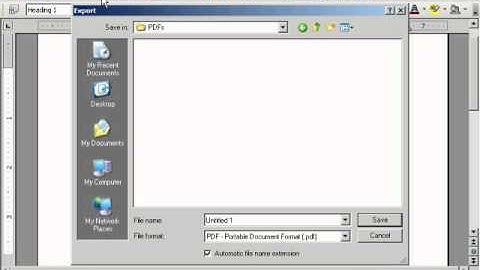 How to Create a PDF File in 1-Click!