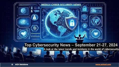 Top 10 Cybersecurity News of the Week | Ransomware, Zero-Day Attacks, & More! (2024)