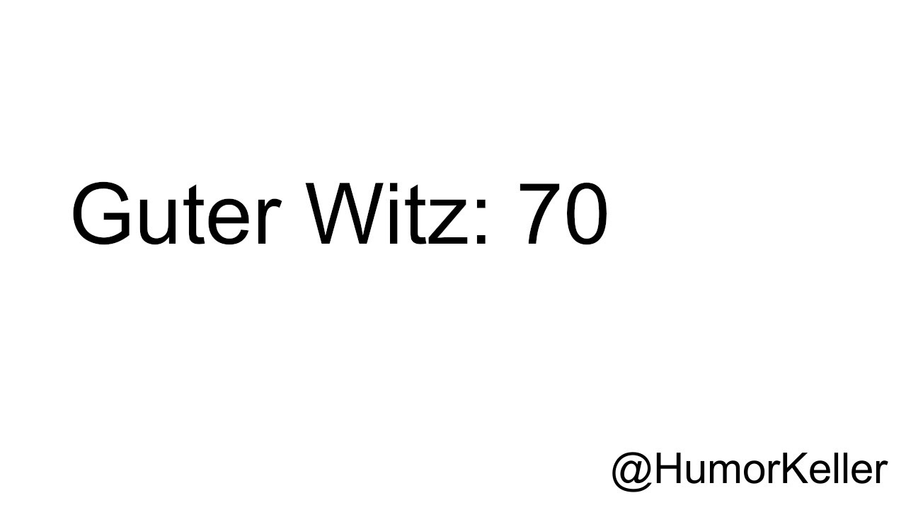 Schmuggler im Urwald | HumorKeller Guter Witz 70 (2023)