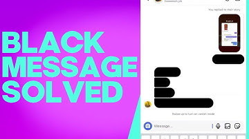 How To Fix and Solve Instagram Black Message on Android and Iphone - IOS phone ig Problem