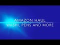 Amazon Haul | Washi | sharpe S Gel | Pochacco