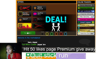 QUITTING STICK RUN IM GIVING MY ITEMS!
