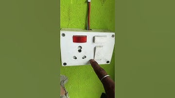 How to power socket fuse indicator connection with board wiring #short #viral video #youtubeshort