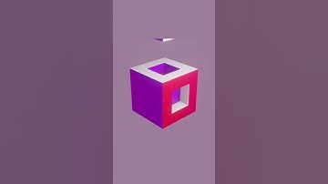 Satisfying Loop | Infinite rotating Cube #shorts #satisfying