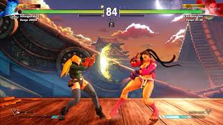 Street Fighter V: Cammy (kikogotskill) Vs Laura (ZenBeoulve) HD