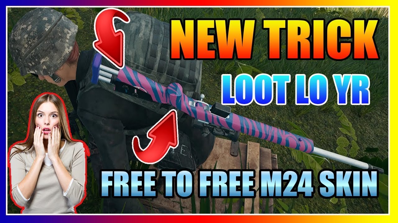 How To Get M24 Gun Skin Totally Free In Pubg Mobile | EASY TRICK TO GET M24  GUNSKIN | New Trick pubg - 