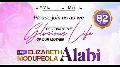 Celebration of life of  our Mother Dcns Elizabeth Moduoluwa Alabi RECEPTION