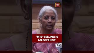 Nirmala Sitharaman Warns Banks on Mis-Selling | FM Supports RBI Action #NirmalaSitharaman #RBI #Bank