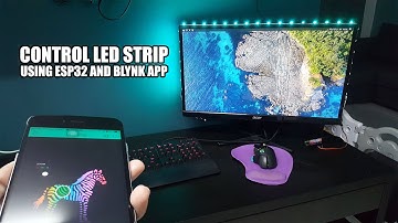 Control LED Strip Using ESP32 And Blynk App #esp32 #blynk